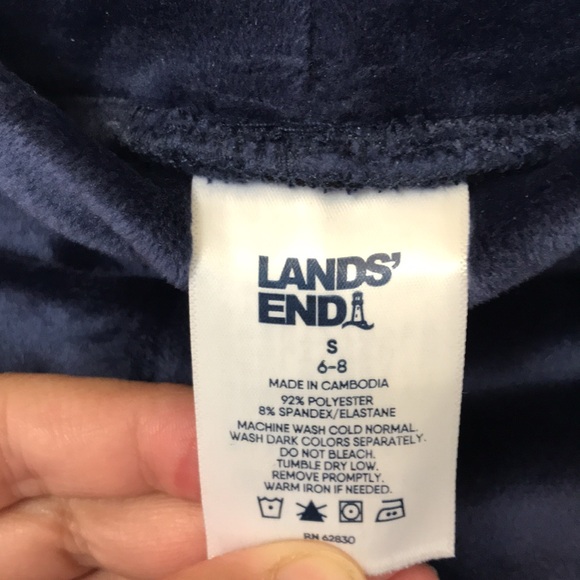 Lands' End velour leggings - Picture 3 of 3